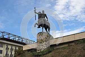 Monument of King Erekle II in Telavi, Georgia